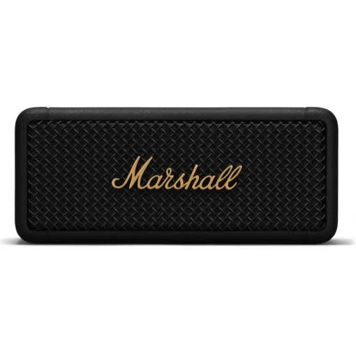 Marshall Audio|Audio-- Emberton - Black & Brass - Portable Bluetooth Speaker - Iconic Classic Premium High Quality Speaker - Avvenice