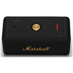 Marshall Audio|Audio-- Emberton - Black & Brass - Portable Bluetooth Speaker - Iconic Classic Premium High Quality Speaker - Avvenice