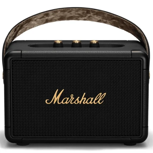Marshall Audio|Audio-- Kilburn II - Black & Brass - Portable Bluetooth Speaker - Iconic Classic Premium High Quality Speaker - Avvenice
