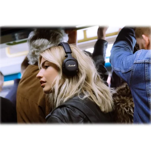 Marshall Audio|Audio-- Mid A.N.C. - Black - Bluetooth Wireless Headphones - Iconic Classic Premium High Quality Headphones - Avvenice