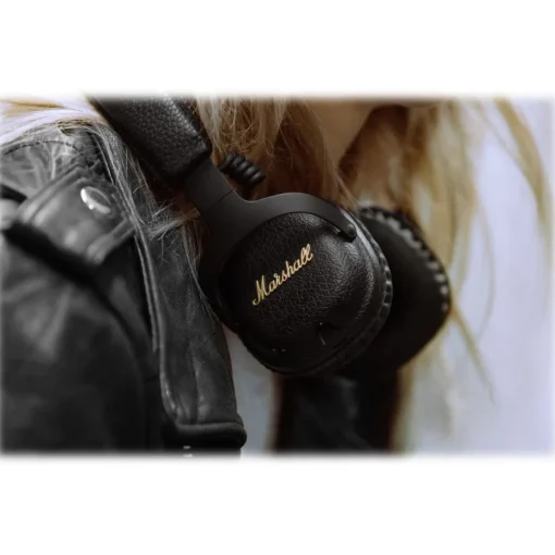 Marshall Audio|Audio-- Mid A.N.C. - Black - Bluetooth Wireless Headphones - Iconic Classic Premium High Quality Headphones - Avvenice