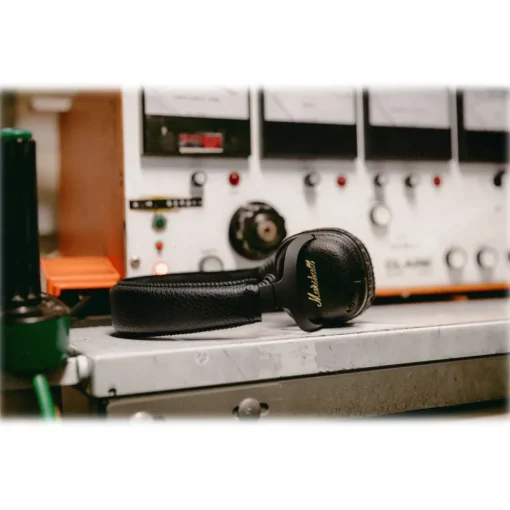 Marshall Audio|Audio-- Mid A.N.C. - Black - Bluetooth Wireless Headphones - Iconic Classic Premium High Quality Headphones - Avvenice