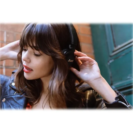 Marshall Audio|Audio-- Mid A.N.C. - Black - Bluetooth Wireless Headphones - Iconic Classic Premium High Quality Headphones - Avvenice