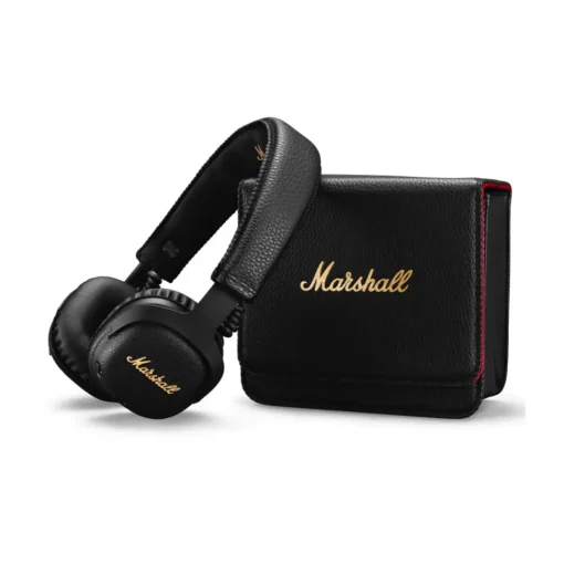 Marshall Audio|Audio-- Mid A.N.C. - Black - Bluetooth Wireless Headphones - Iconic Classic Premium High Quality Headphones - Avvenice