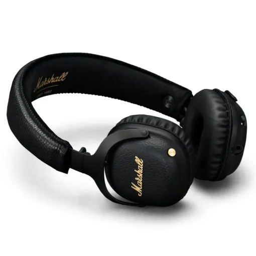 Marshall Audio|Audio-- Mid A.N.C. - Black - Bluetooth Wireless Headphones - Iconic Classic Premium High Quality Headphones - Avvenice