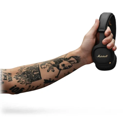 Marshall Audio|Audio-- Mid A.N.C. - Black - Bluetooth Wireless Headphones - Iconic Classic Premium High Quality Headphones - Avvenice