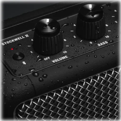 Marshall Audio|Audio-- Stockwell II - Black - Portable Bluetooth Speaker - Iconic Classic Premium High Quality Speaker - Avvenice