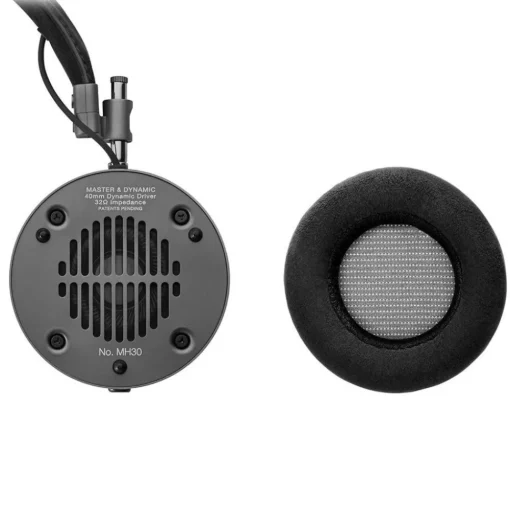 Master & Dynamic Audio|Audio-Master & Dynamic - MH30 - Gunmetal / Black Alcantara - Premium High Quality and Performance On-Ear Headphones - Avvenice