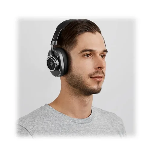 Master & Dynamic Audio|Audio-Master & Dynamic - MH40 Wireless - Gunmetal Metal / Gunmetal Canvas - Premium High Quality and Performance Over-Ear Headphones - Avvenice