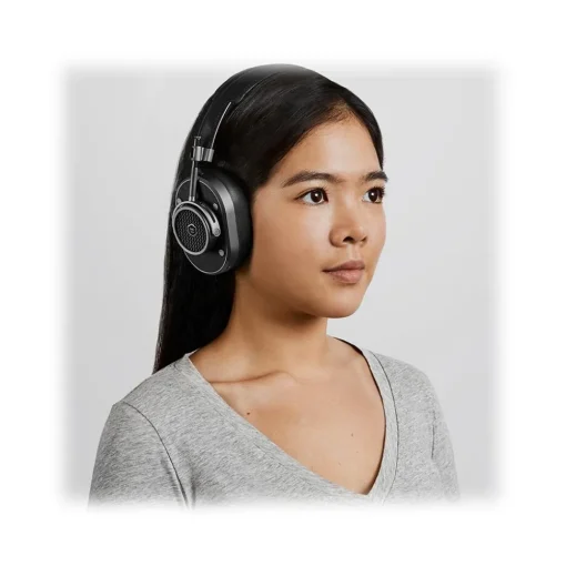 Master & Dynamic Audio|Audio-Master & Dynamic - MH40 Wireless - Gunmetal Metal / Gunmetal Canvas - Premium High Quality and Performance Over-Ear Headphones - Avvenice