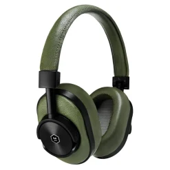 Master & Dynamic Audio|Audio-Master & Dynamic - MW60 - Black Metal / Olive Leather - Premium High Quality and Performance Wireless Over-Ear Headphones - Avvenice