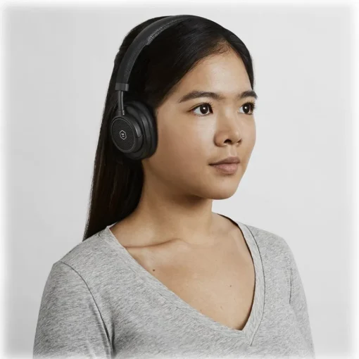 Master & Dynamic Audio|Audio-Master & Dynamic - MW50 - Black Metal / Black Leather - Premium High Quality and Performance Wireless On-Ear Headphones - Avvenice