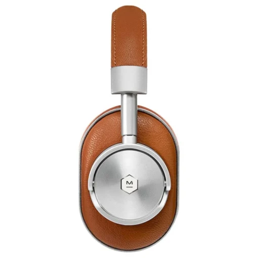 Master & Dynamic Audio|Audio-Master & Dynamic - MW60 - Halliburton Case - Silver Metal / Brown Leather - Premium High Quality Wireless Over-Ear Headphones - Avvenice