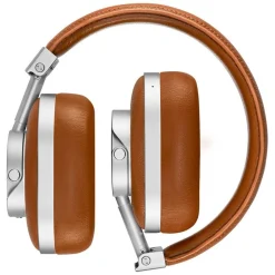 Master & Dynamic Audio|Audio-Master & Dynamic - MW60 - Halliburton Case - Silver Metal / Brown Leather - Premium High Quality Wireless Over-Ear Headphones - Avvenice