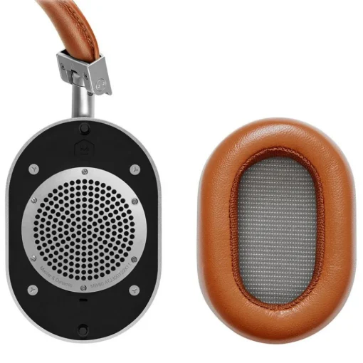 Master & Dynamic Audio|Audio-Master & Dynamic - MW60 - Halliburton Case - Silver Metal / Brown Leather - Premium High Quality Wireless Over-Ear Headphones - Avvenice