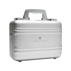 Master & Dynamic Audio|Audio-Master & Dynamic - MW60 - Halliburton Case - Silver Metal / Brown Leather - Premium High Quality Wireless Over-Ear Headphones - Avvenice