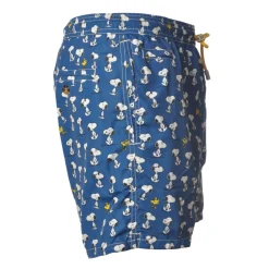 MC2 Saint Barth Swimwear-- Boxer Swimsuit Snoopy - Blue Pattern - Luxury Exclusive Collection - Avvenice