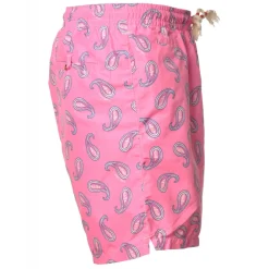 MC2 Saint Barth Swimwear-- Boxer Swimsuit in Cashmere Pattern - Fuxia - Luxury Exclusive Collection - Avvenice