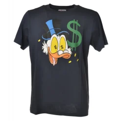MC2 Saint Barth T-shirt-- Crewneck T-Shirt with Disney Money Scrooge - Blue - Luxury Exclusive Collection - Avvenice