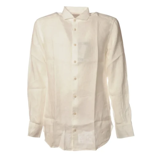 MC2 Saint Barth Shirts-- Linen Shirt - White - Luxury Exclusive Collection - Avvenice