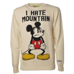 MC2 Saint Barth Knitwears-- Pullover Heron Mickey Mouse - Cream - Luxury Exclusive Collection - Avvenice