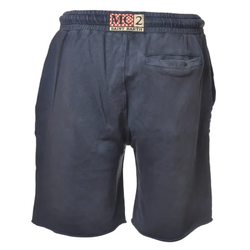 MC2 Saint Barth Trousers-- Randlef Fade 61 Bermuda - Blue - Luxury Exclusive Collection - Avvenice