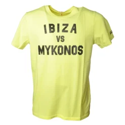 MC2 Saint Barth T-shirt-- T-Shirt Ibiza Mykonos - Fluo Yellow - Luxury Exclusive Collection - Avvenice