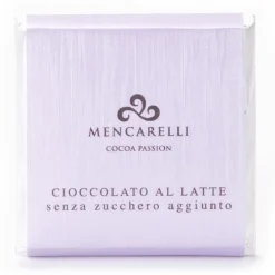 Mencarelli Cocoa Passion Sweets-- Milk Chocolate Bar Sugar Free - Chocolate Bar 50 g - Avvenice