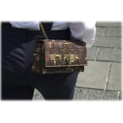Meraky Bags-- Espresso Chocolate - Espresso - Chatelaine Bag - Aroma Collection - Women's Bag - Avvenice