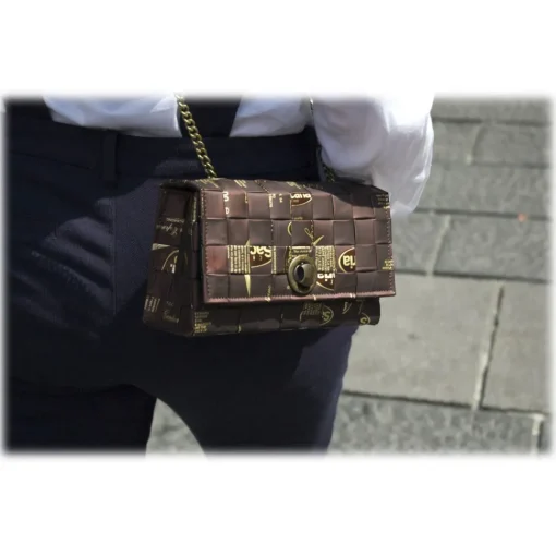 Meraky Bags-- Espresso Chocolate - Espresso - Chatelaine Bag - Aroma Collection - Women's Bag - Avvenice