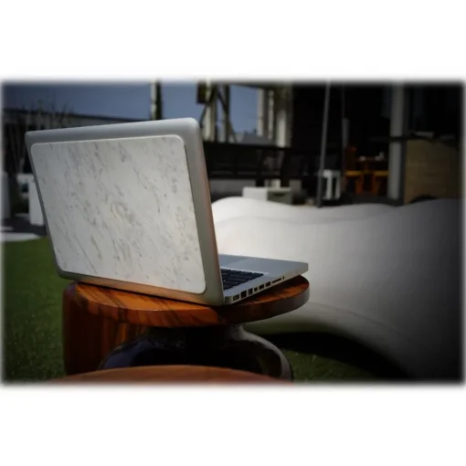 Mikol Marmi Skin-- Carrara White Marble MacBook Skin - 13 - Real Marble Skin - MacBook Skin - Apple - Collection - Avvenice