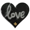 Mikol Marmi Desk Supplies-- Marquina Black Marble True Love Sticker - Real Marble - Desk Supplies - Collection - Avvenice