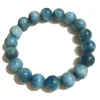 Mikol Marmi Other Accessories-- Ocean Blue Gemstone Marble Beaded Bracialet - Real Marble - Collection - Avvenice