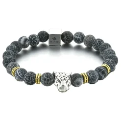 Mikol Marmi Other Accessories-- Weathered Gemstone Marble Beaded Bracialet - Real Marble - Collection - Avvenice