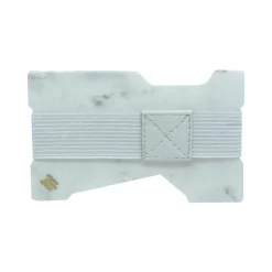Mikol Marmi Wallets-- White Carrara Gemstone Marble Minimalist Wallet - Credit Cards Holder - Real Marble - Collection - Avvenice