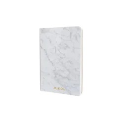 Mikol Marmi Desk Supplies-- White Carrara Marble Notebook - Real Marble - Desk Supplies - Collection - Avvenice