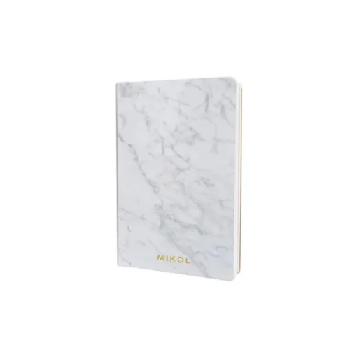Mikol Marmi Desk Supplies-- White Carrara Marble Notebook - Real Marble - Desk Supplies - Collection - Avvenice