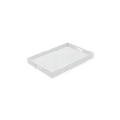 Mikol Marmi Home Accessories-- White Wooden Trays - Medium - Real Marble - Living - Collection - Avvenice