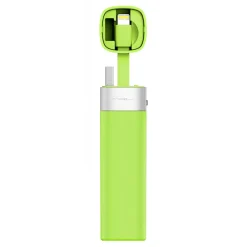 MiPow Accessories-- Power Tube 3000l - Green - Portable Batteries - Portable Charger For Apple Devices with App Control - 3000 mAh - Avvenice