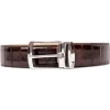 Miriam Tirinzoni Belts-- Brown Eel Leather Belt - Belt - Luxury Exclusive Collection - Avvenice