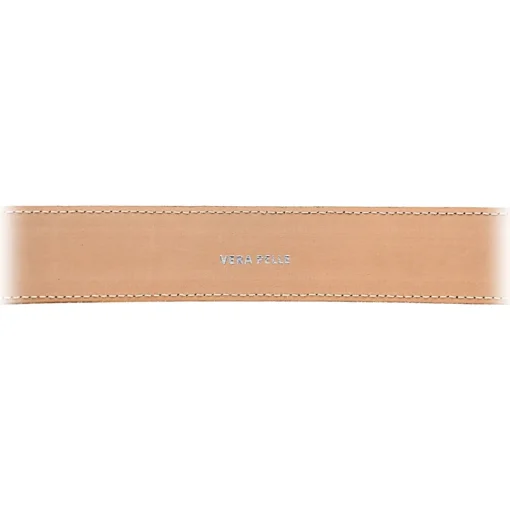 Miriam Tirinzoni Belts-- Brown Eel Leather Belt - Belt - Luxury Exclusive Collection - Avvenice