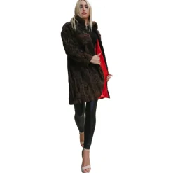 Miriam Tirinzoni Jackets-- Fur - Brown - Coat - Luxury Exclusive Collection - Avvenice