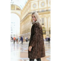Miriam Tirinzoni Jackets-- Fur - Brown - Coat - Luxury Exclusive Collection - Avvenice