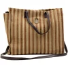 Miriam Tirinzoni Bags-- Jacquard Fabric Bag - Brown - Bag - Luxury Exclusive Collection - Avvenice