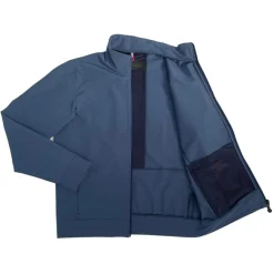 Momo Design Jackets-- Galway Outerwear Jacket - Navy Blue - Jacket - Made in Italy - Luxury Exclusive Collection - Avvenice