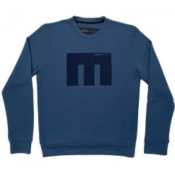 Momo Design Sweatshirts-- Macao Sweatshirt - Navy Blue - Sweatshirt - Made in Italy - Luxury Exclusive Collection - Avvenice