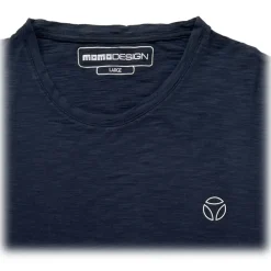 Momo Design T-shirt-- Minneapolis T-Shirt - Navy Blue - T-shirt - Made in Italy - Luxury Exclusive Collection - Avvenice