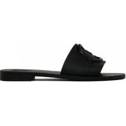 Moncler Slippers-- Black Mon Slides - Exclusive Luxury Collection - Avvenice