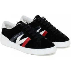 Moncler Shoes-- Black Monaco M Sneakers - Exclusive Luxury Collection - Avvenice