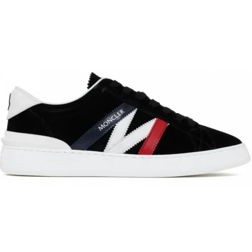 Moncler Shoes-- Black Monaco M Sneakers - Exclusive Luxury Collection - Avvenice